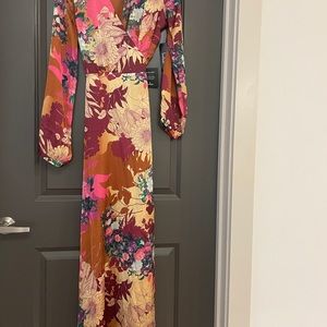 Lulu’s maxi wrap dress